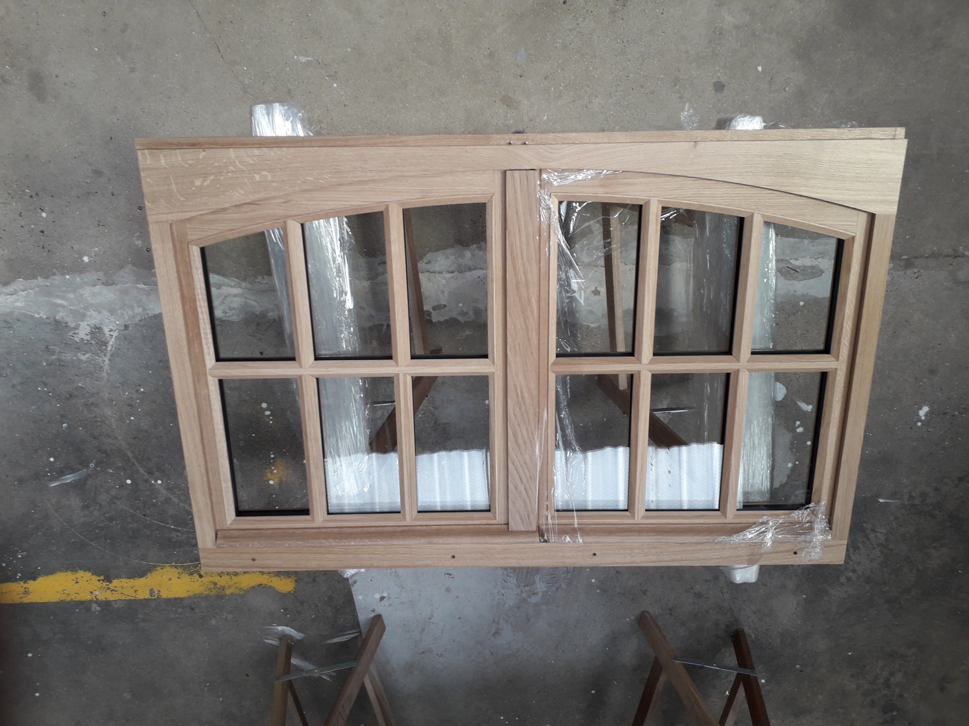 2 Vantaux Chene Finition Incolore Pbc 12volumes Bois Sur Mesure Vue Ext
