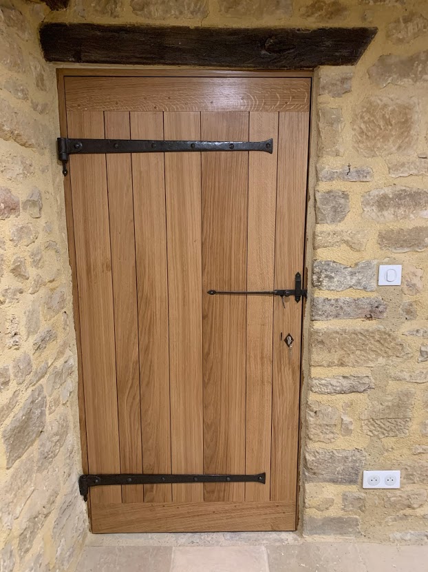 Portes Frises Style Rustique Chene Sur Mesure