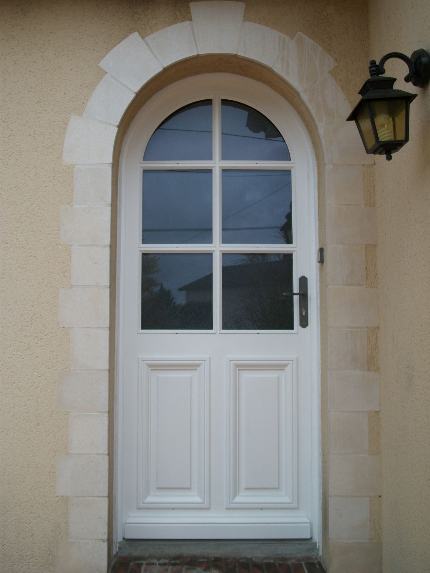 Porte Cintree 2 Pnx Moulure Pbc Bois Sur Mesure