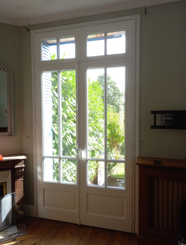 Porte Double Avec Imposte Pbc Porte Bois Sur Mesure