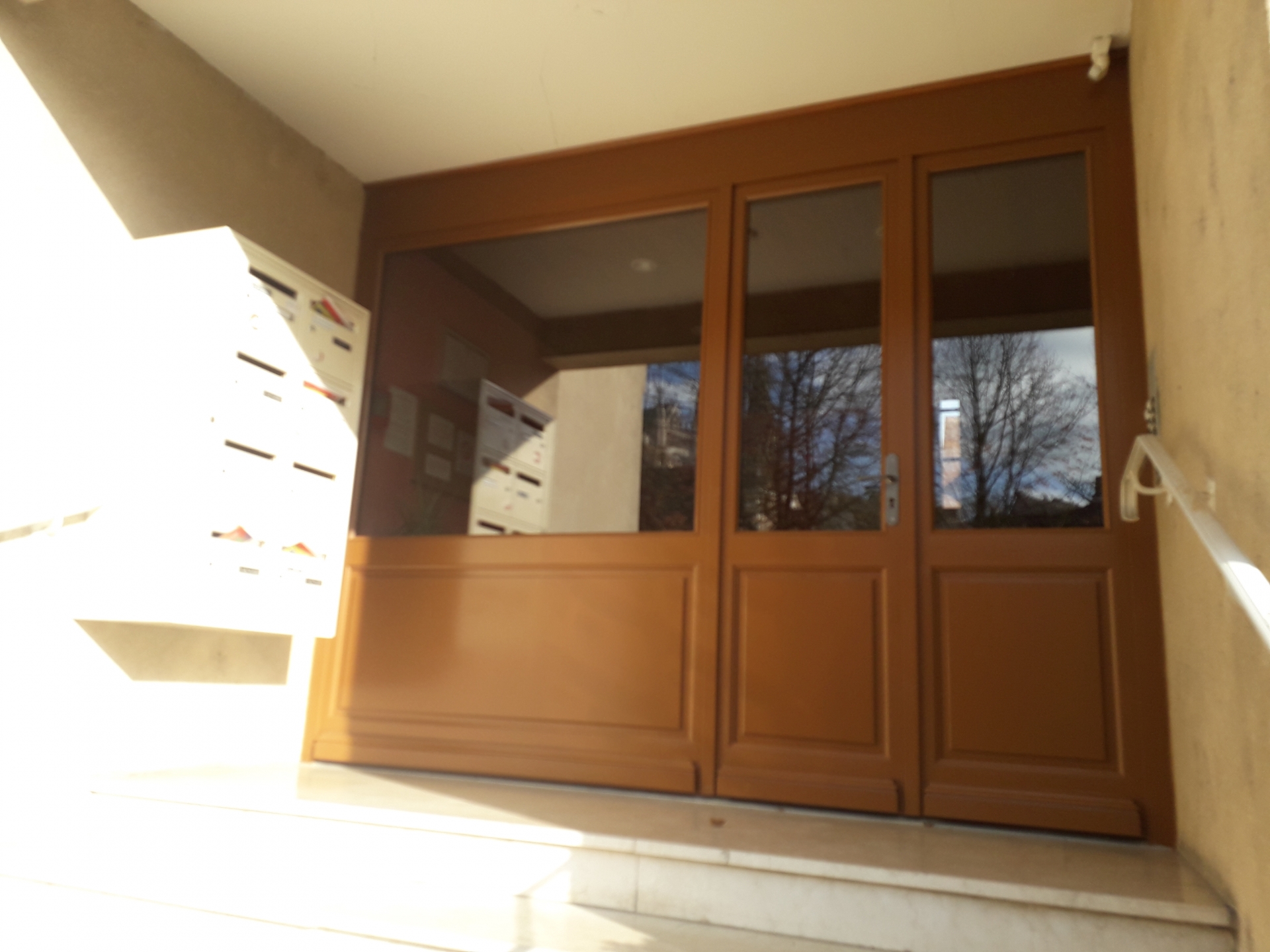Porte Double Et Partie Fixe En Bois Sur Mesure