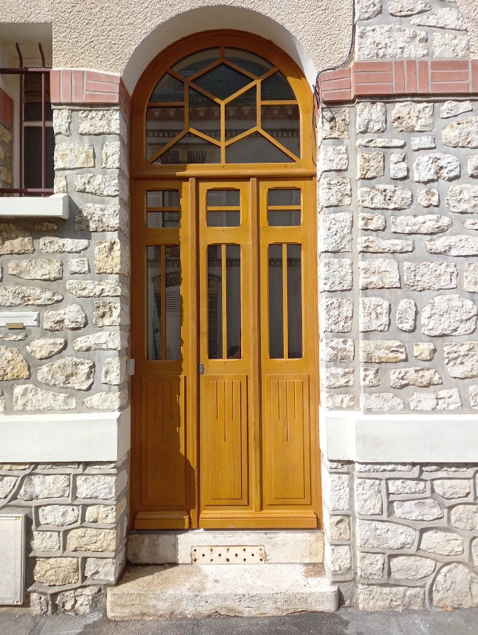 Porte Double Tierce Imposte Cintre Bois Sur Mesure