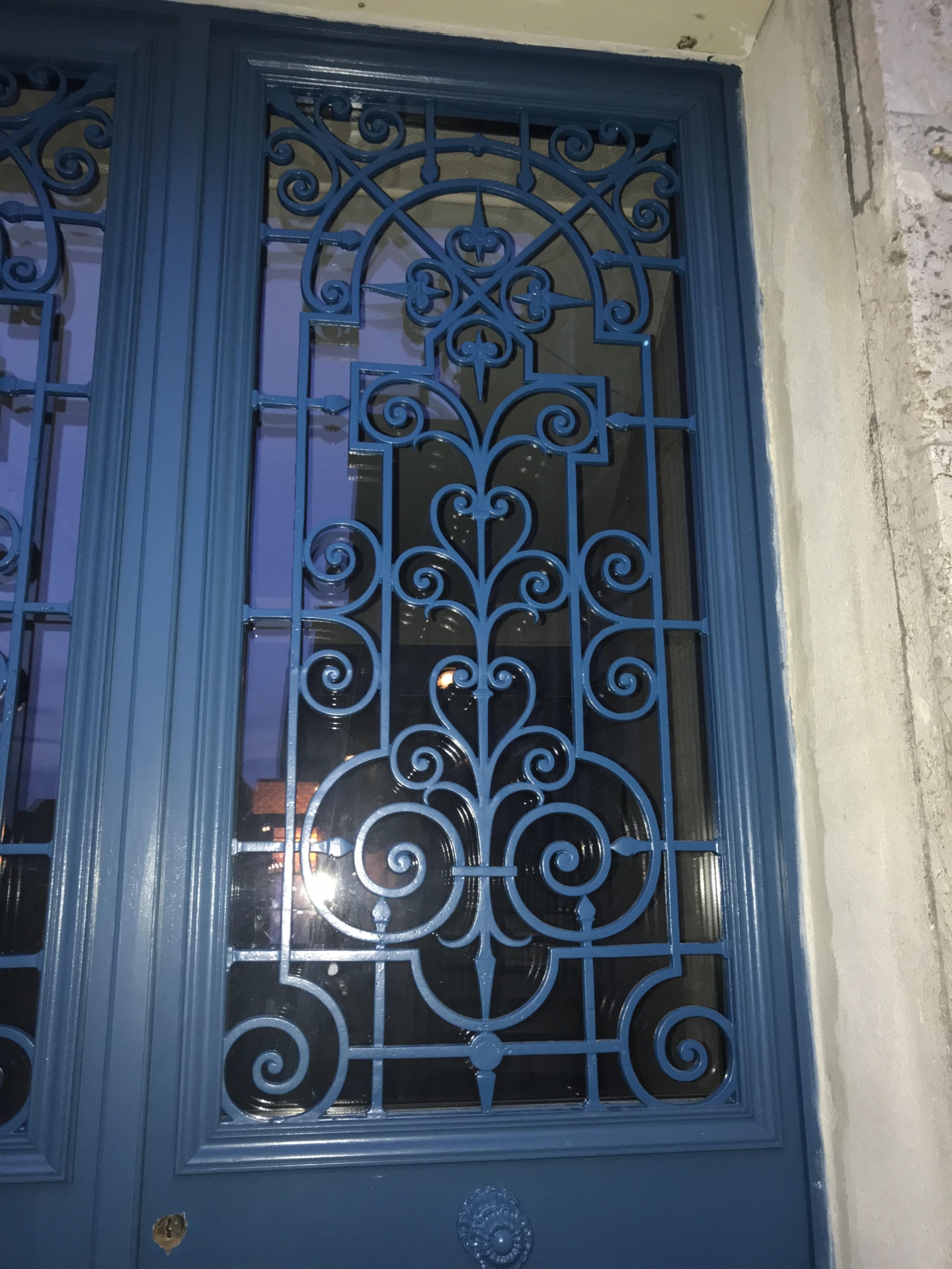 Porte Double En Bois Sur Mesure Avec Grille