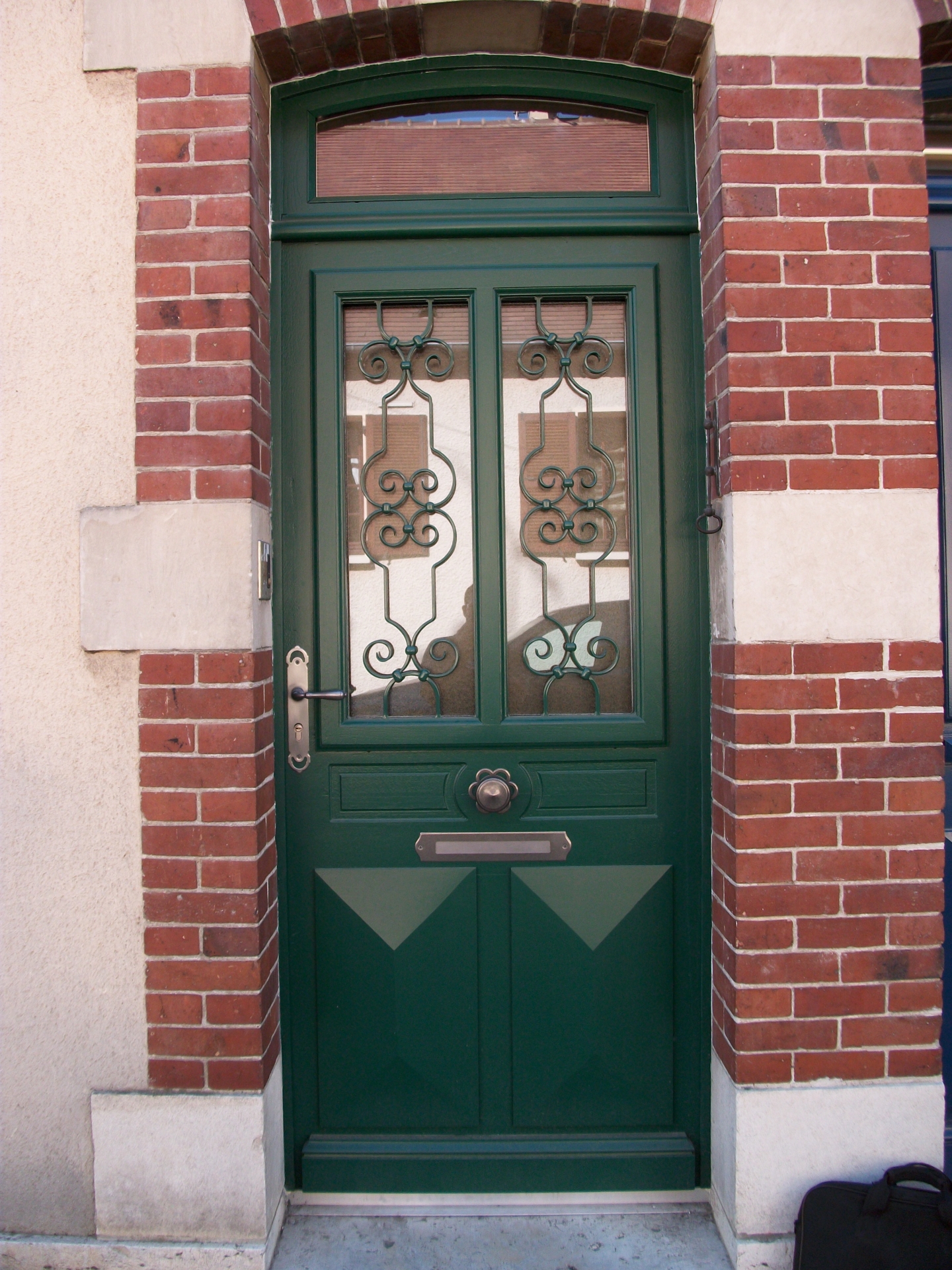 Porte Et Imposte Sur Mesure Bois